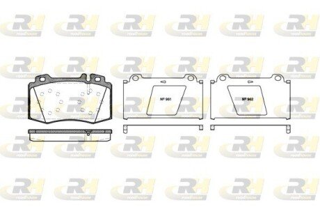 Гальмівні колодки дискові ROADHOUSE 2769.00