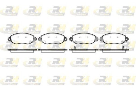 Гальмівні колодки дискові ROADHOUSE 2772.02