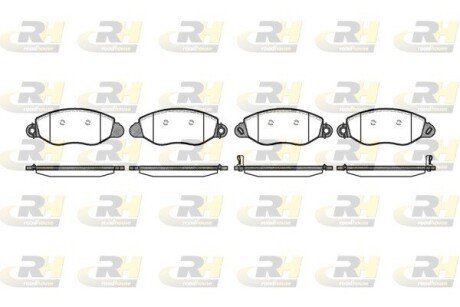 Гальмівні колодки дискові ROADHOUSE 2772.12