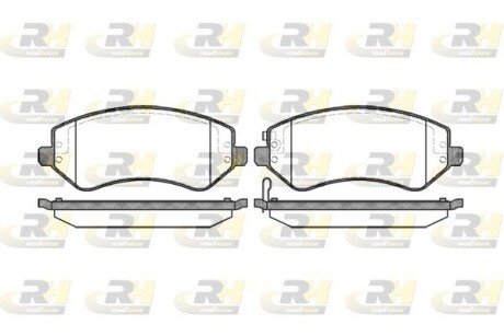 Гальмівні колодки дискові ROADHOUSE 2807.02