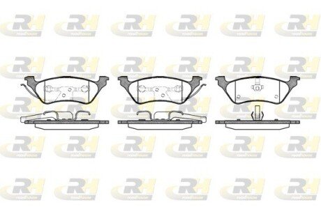 Гальмівні колодки дискові ROADHOUSE 2811.00