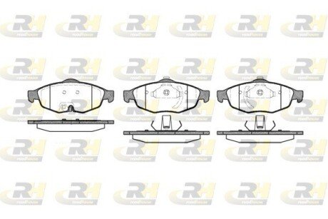 Тормозные колодки дисковые ROADHOUSE 2812.02