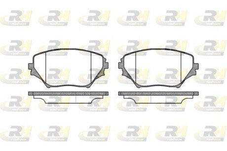 Тормозные колодки дисковые ROADHOUSE 2813.00