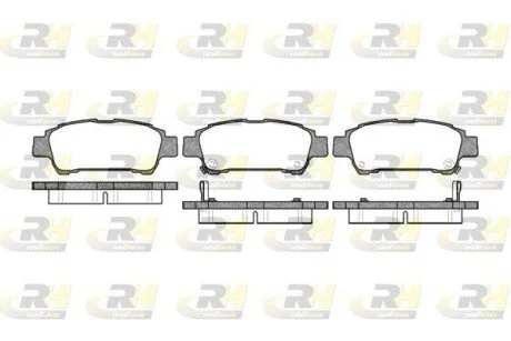 Тормозные колодки дисковые ROADHOUSE 2820.02