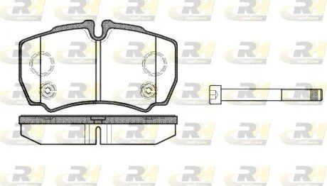 Гальмівні колодки дискові ROADHOUSE 2849.10