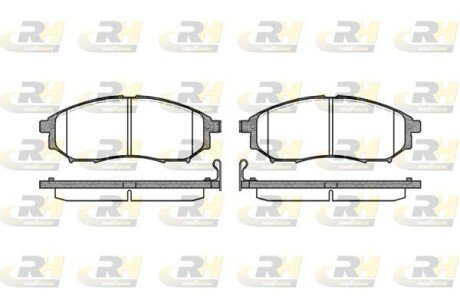 Гальмівні колодки дискові ROADHOUSE 2852.14