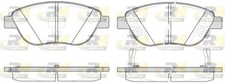 Гальмівні колодки дискові ROADHOUSE 2859.32