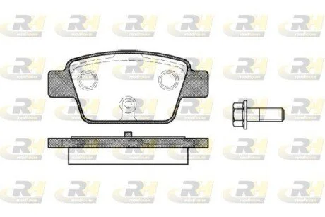 Гальмівні колодки дискові ROADHOUSE 2861.00