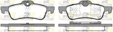 Гальмівні колодки дискові ROADHOUSE 2862.00