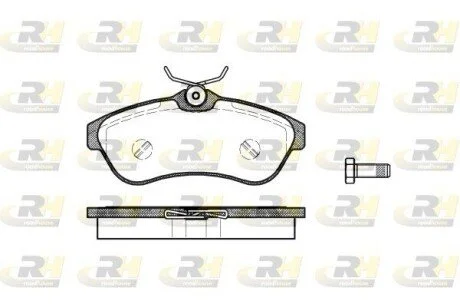 Гальмівні колодки дискові ROADHOUSE 2880.00