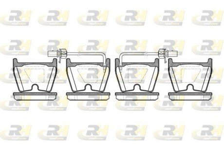 Гальмівні колодки дискові ROADHOUSE 2896.02