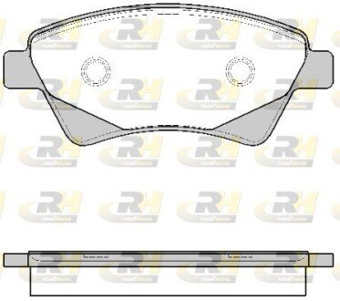 Гальмівні колодки дискові ROADHOUSE 2976.20