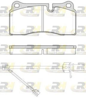 Тормозные колодки дисковые ROADHOUSE 2983.21