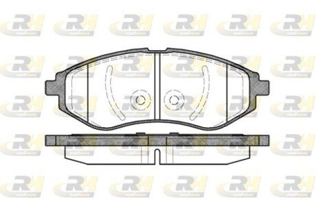 Гальмівні колодки дискові ROADHOUSE 2986.00 (фото 1)
