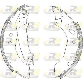 Тормозные колодки барабанные ROADHOUSE 4507.00