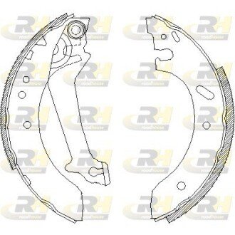 Гальмівні колодки барабанні ROADHOUSE 4670.00