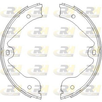 Гальмівні колодки барабанні ROADHOUSE 4735.00
