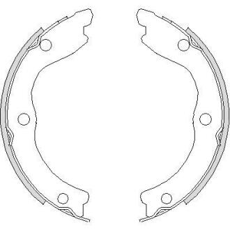 Гальмівні колодки барабанні ROADHOUSE 4736.00