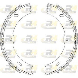 Тормозные колодки барабанные ROADHOUSE 4746.00