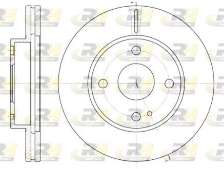 Гальмівний диск ROADHOUSE 6056.10