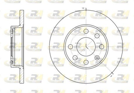 Гальмівний диск ROADHOUSE 6059.00