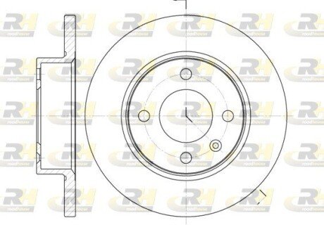 Гальмівний диск ROADHOUSE 6060.00