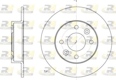 Гальмівний диск ROADHOUSE 6066.00