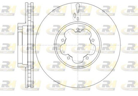Гальмівний диск ROADHOUSE 61022.10