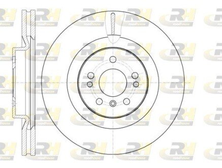 Гальмівний диск ROADHOUSE 61030.10