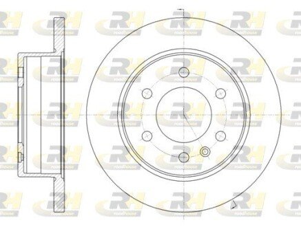 Гальмівний диск ROADHOUSE 61035.00