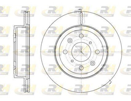 Гальмівний диск ROADHOUSE 61038.10