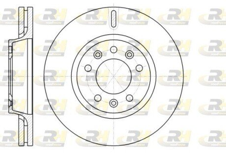 Гальмівний диск ROADHOUSE 61052.10