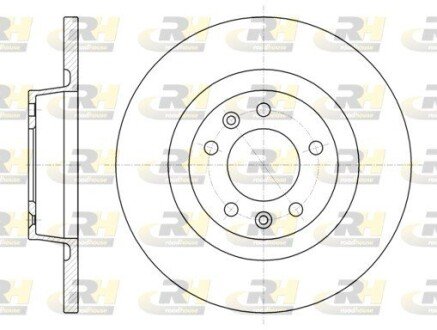Гальмівний диск ROADHOUSE 61053.00