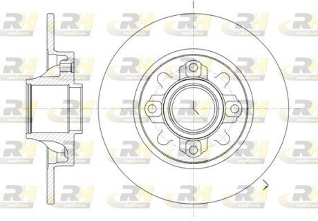 Гальмівний диск ROADHOUSE 61060.00