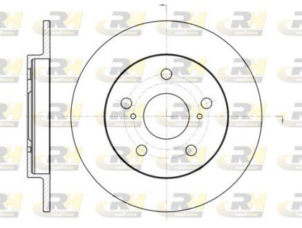 Гальмівний диск ROADHOUSE 61074.00