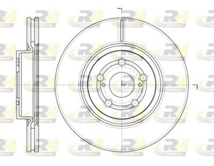 Гальмівний диск ROADHOUSE 61092.10