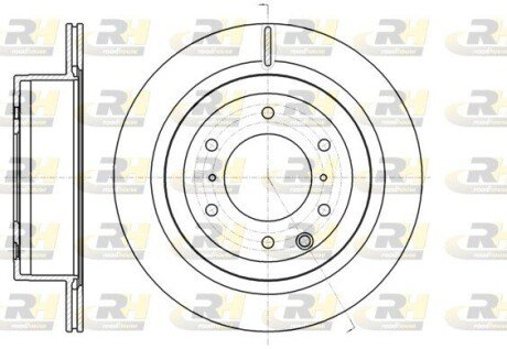 Гальмівний диск ROADHOUSE 61099.10