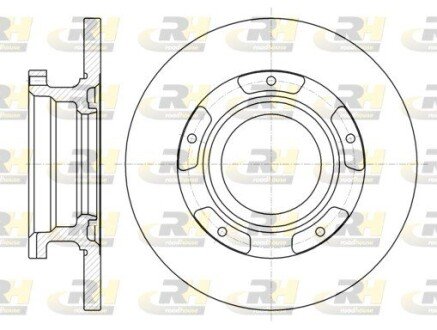 Тормозной диск ROADHOUSE 61107.00