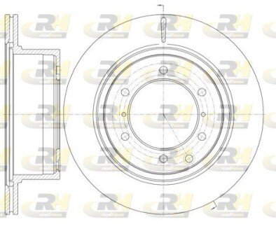 Гальмівний диск ROADHOUSE 61159.10