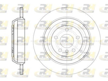 Гальмівний диск ROADHOUSE 61166.00