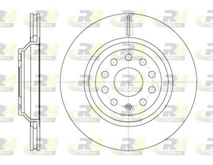 Гальмівний диск ROADHOUSE 61172.10