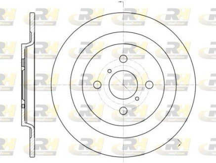 Гальмівний диск ROADHOUSE 61173.00
