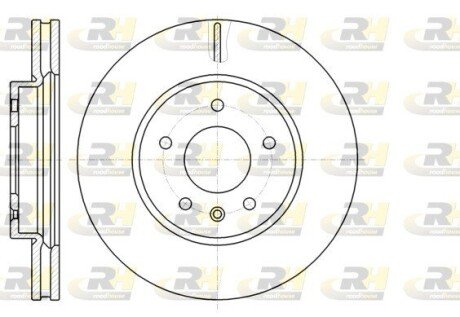Гальмівний диск ROADHOUSE 61183.10