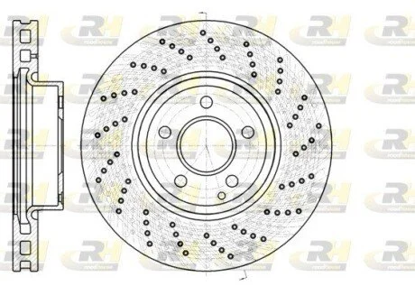 Гальмівний диск ROADHOUSE 61185.10