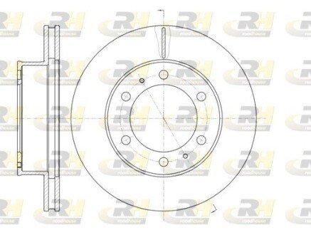 Гальмівний диск ROADHOUSE 61205.10