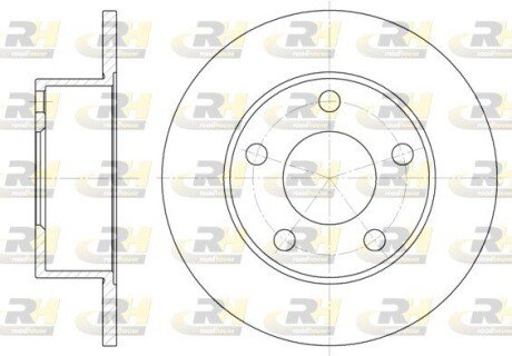 Гальмівний диск ROADHOUSE 6121.00