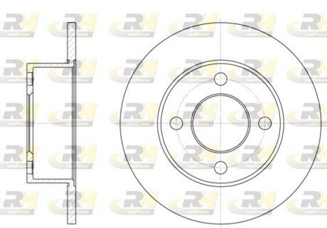 Гальмівний диск ROADHOUSE 6122.00