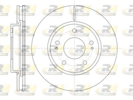 Гальмівний диск ROADHOUSE 61229.10