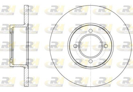Гальмівний диск ROADHOUSE 6127.00