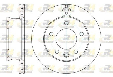 Гальмівний диск ROADHOUSE 61275.10